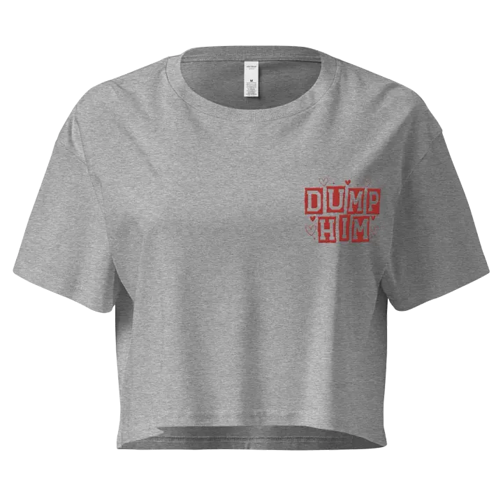 'DUMP HIM' Women's Premium Crop Top product image (5)