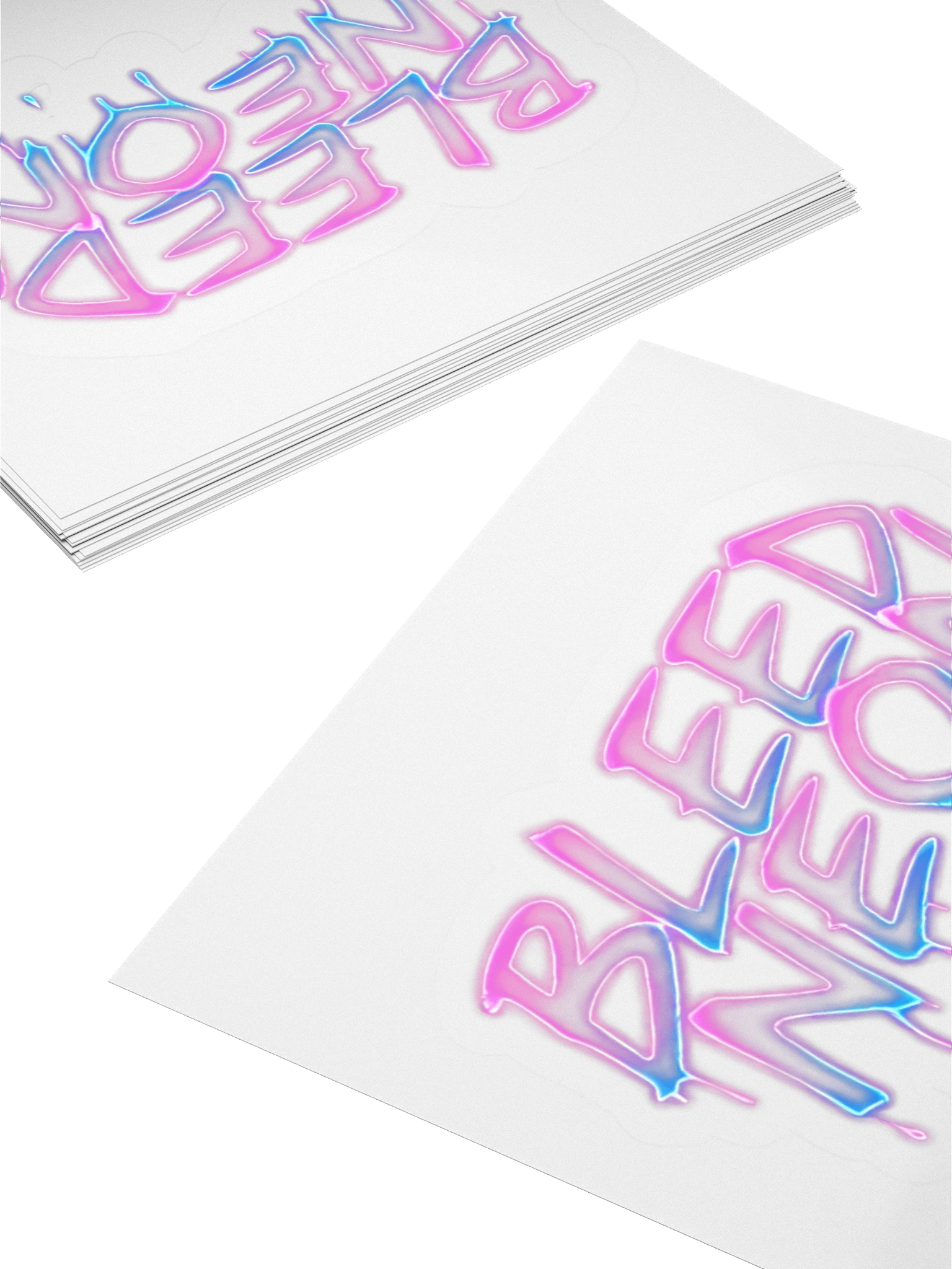 Bleed Neon Stickers product image (14)