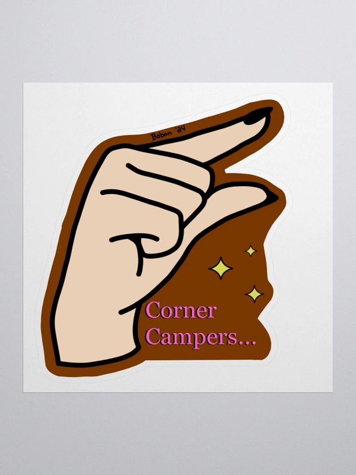 Corner Camper Sticker product image (1)