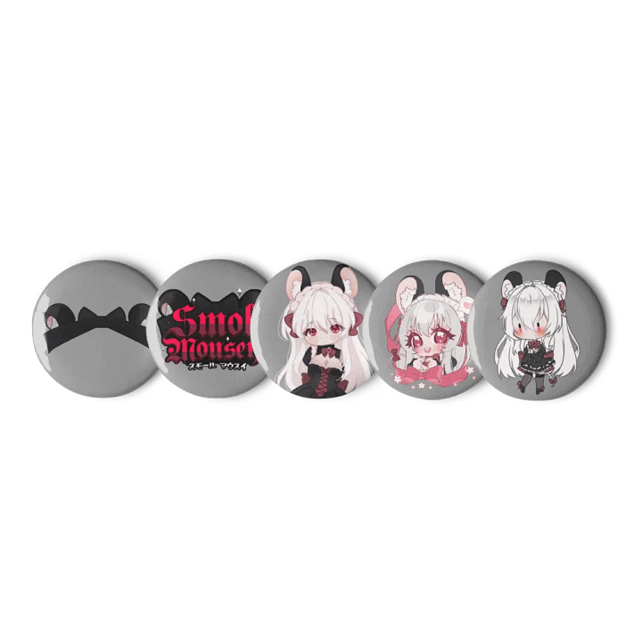 ♱ SMOL MOUSEY BUTTON PACK ♱ product image (1)