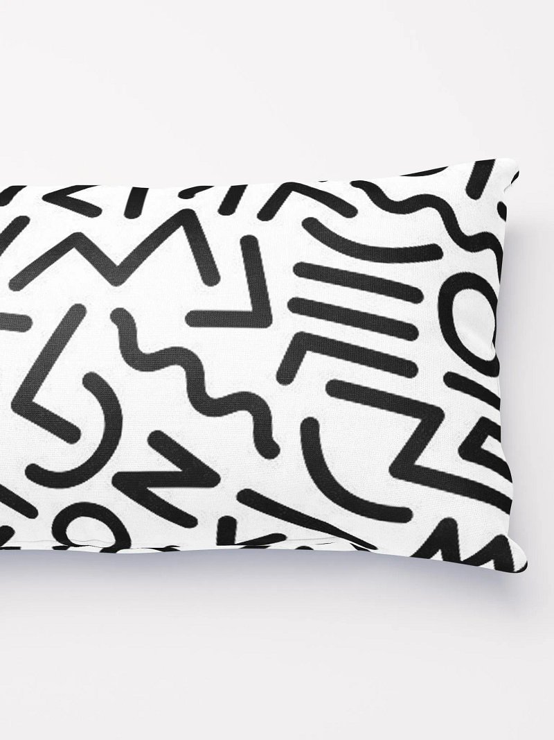 Funky Pattern B&W cushion