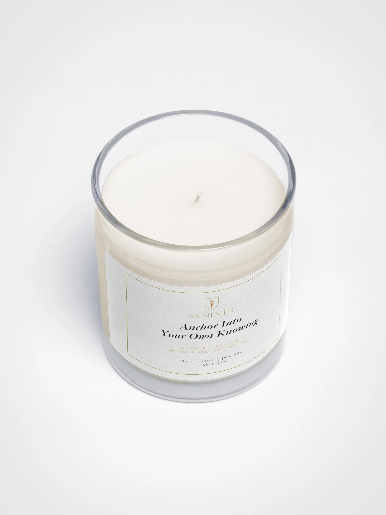 Royal Parody - "Anchor Into Your Own Knowing” Unscented Soy Wax Candle | As Never Collection product image (3)