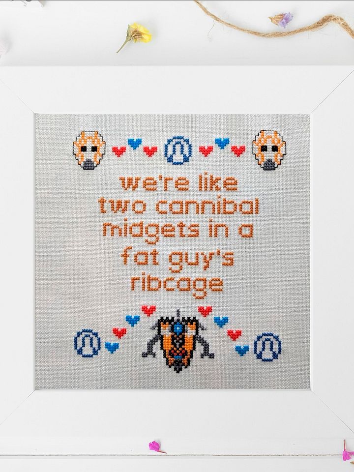 Two in a Ribcage - Cross Stitch Pattern product image (1)