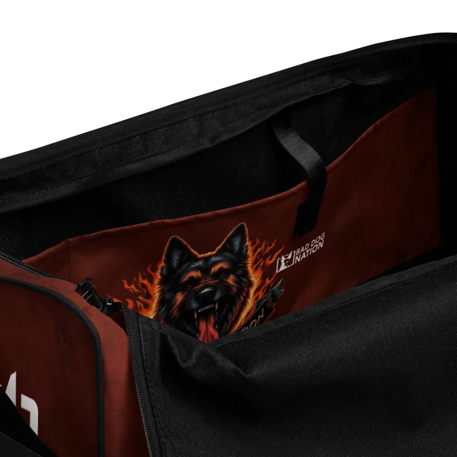 Run Your Dog, Not Your Mouth - Fire - Training Gear Duffle Bag product image (6)