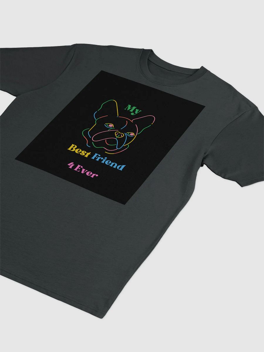 Neon French Bulldog 'My Best Friend' Tee product image (3)
