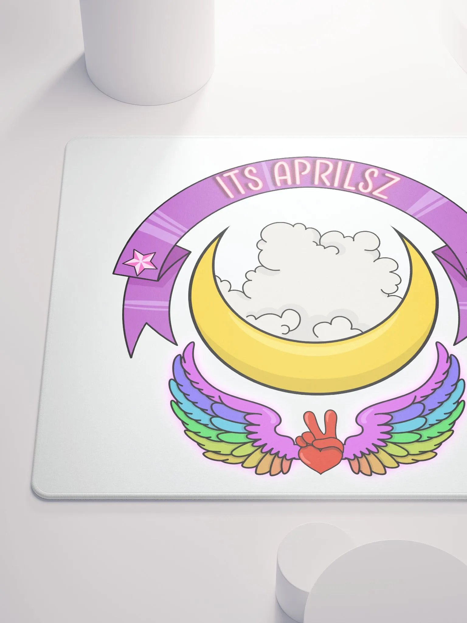 Its Aprilsz Channel Logo Gaming Mouse Pad product image (6)