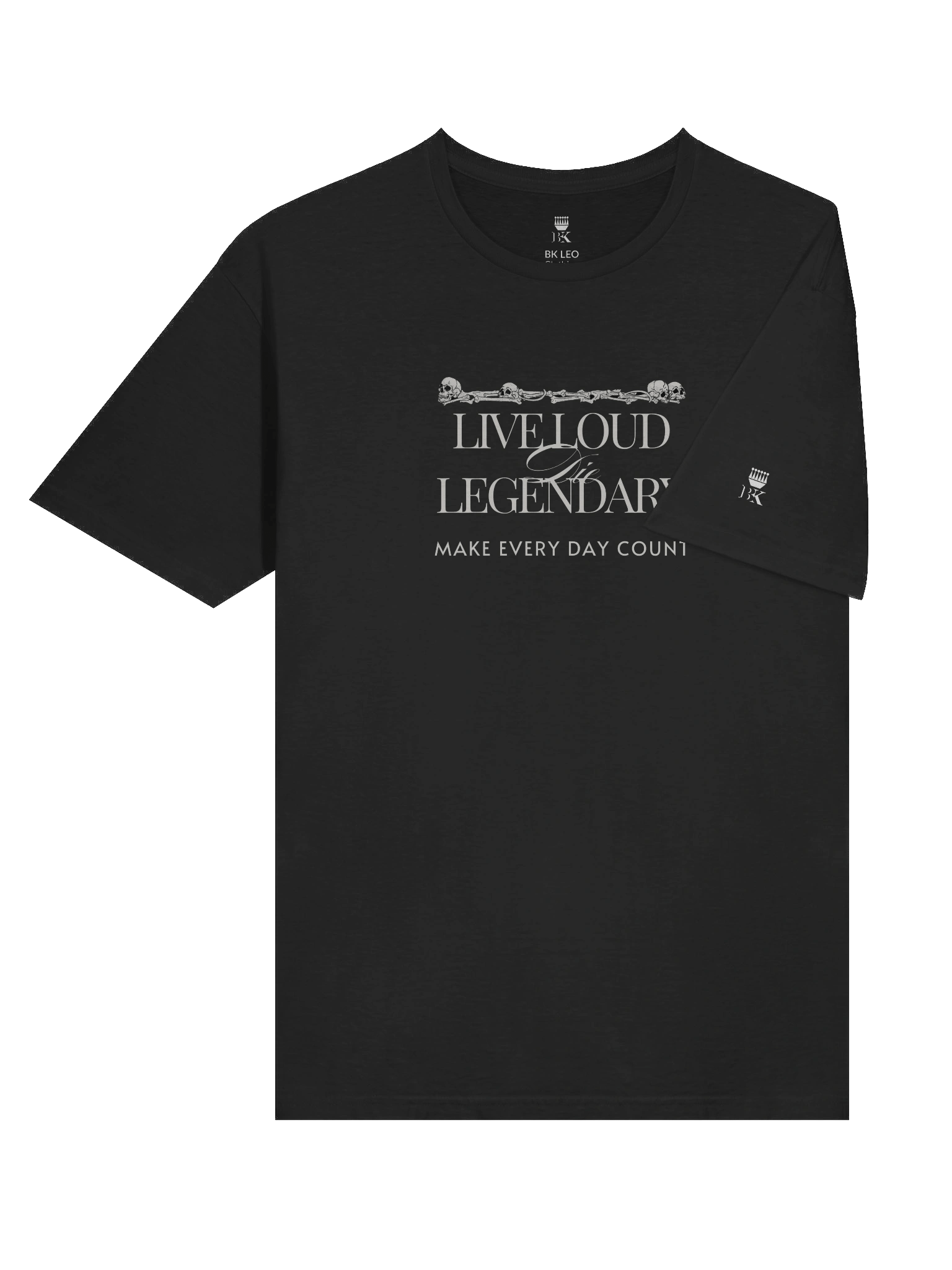 Live Loud, Die Legendary – Make Every Day Count Relaxed T-shirt product image (6)