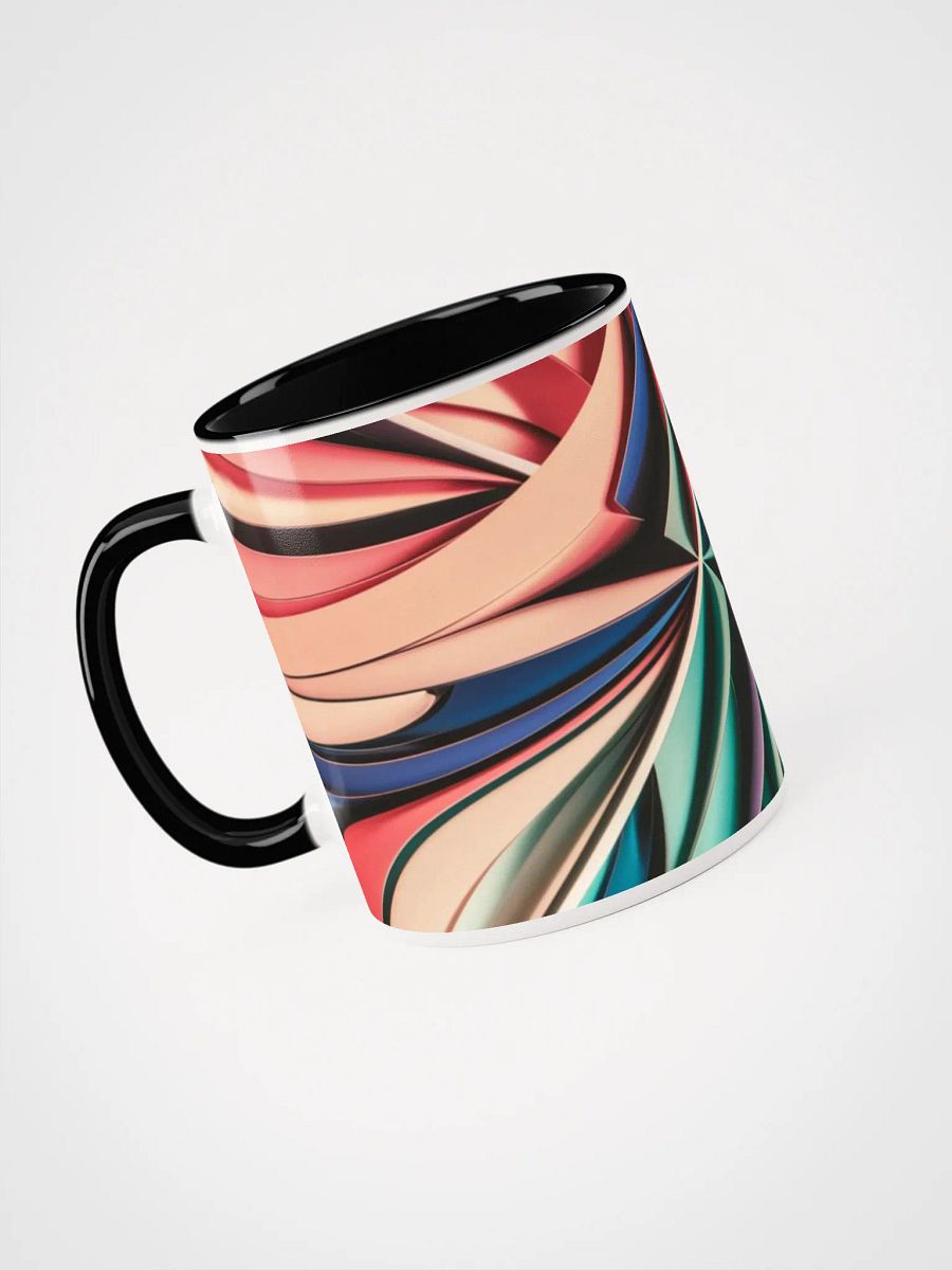 Colourful Abstract Ceramic Mug with Vibrant Inside - 11oz & 15oz product image (3)