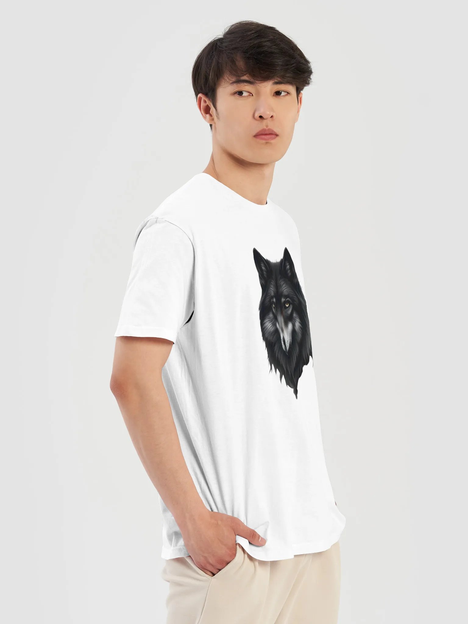 Intense Wolf Unisex T-Shirt product image (4)