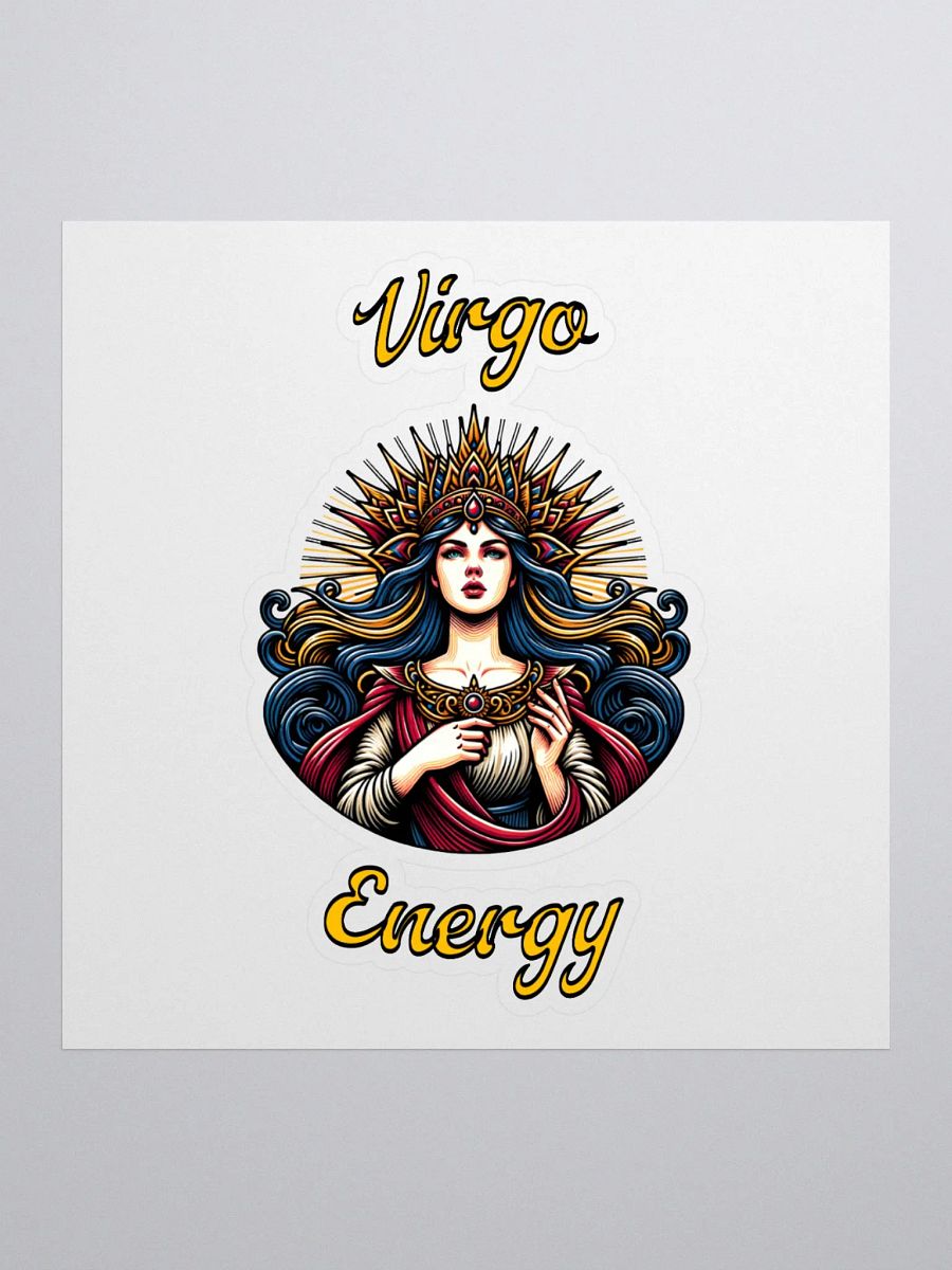 Zodiac Sign Virgo Energy Sticker product image (1)