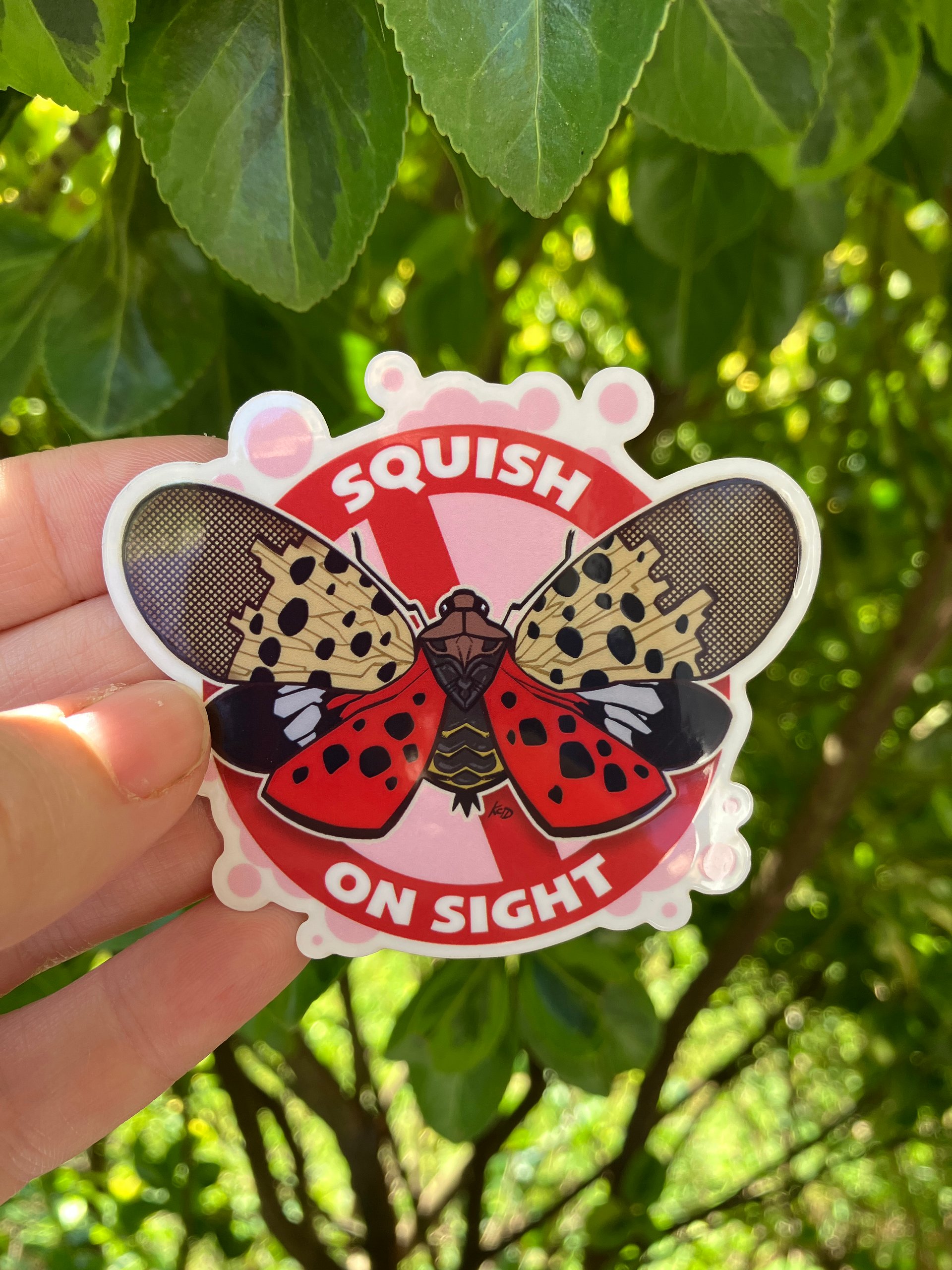 Spotted Lanternfly - Vinyl Sticker product image (1)