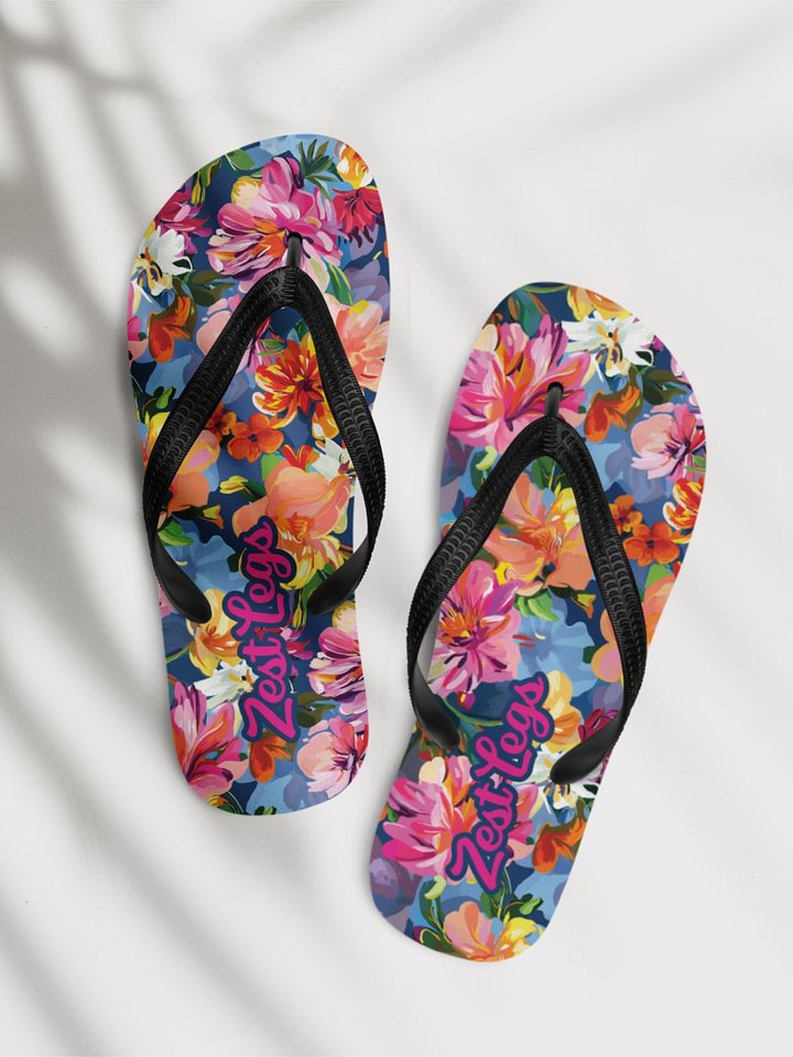 Flip flops "Bold Abstract Florals" product image (2)