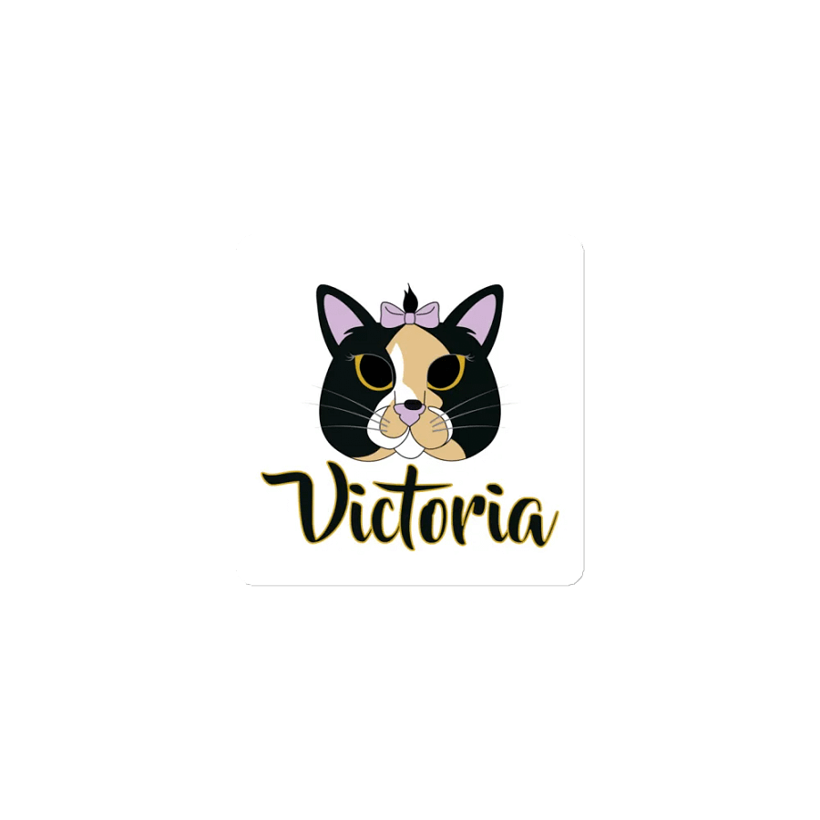 Victoria the Calico Cat Die-Cut Magnets product image (1)