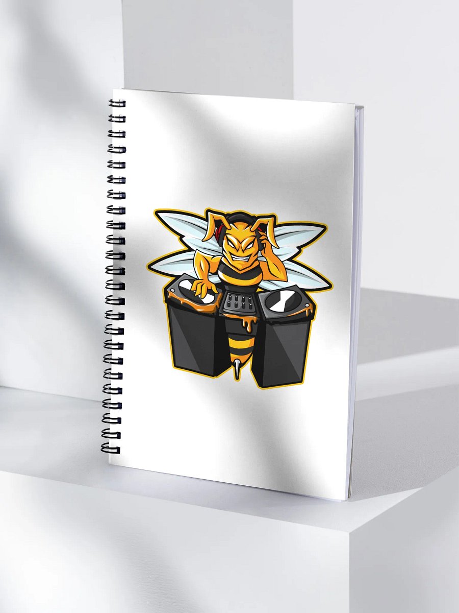 Bee Logo Spiral Notebook product image (4)