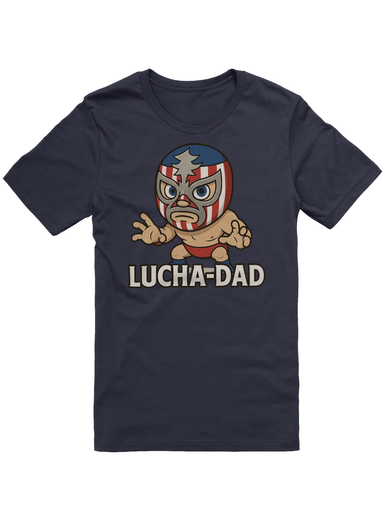 Lucha-Dad Masked Wrestler T-Shirt product image (5)