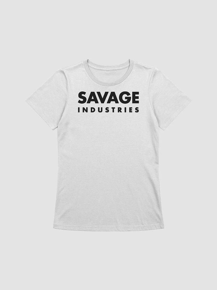 Savage Industries (White) (Women's Supersoft Relaxed Fit Tee) product image (1)
