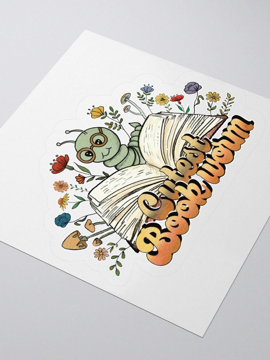 Book Worm Sticker product image (7)