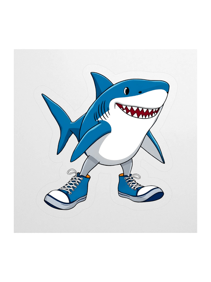 Tralalero Tralala – Meme Cartoon Shark Sticker product image (2)