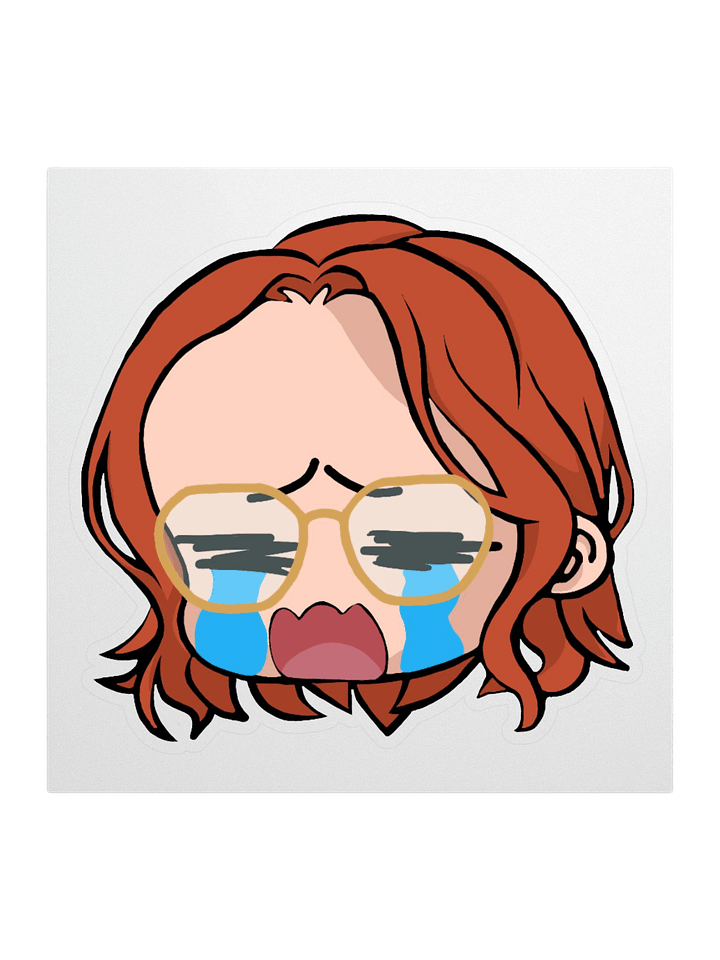 CRYING emoji sticker product image (1)