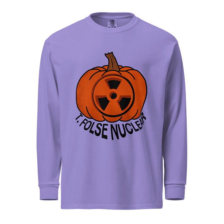Long Sleeve Halloween Nuclear Pumpkin T-Shirt product image (1)
