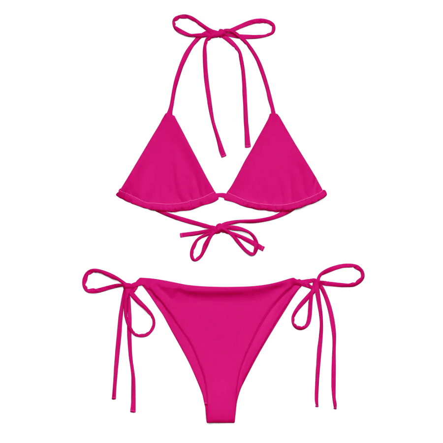 Pink Paradise Recycled String Bikini Set product image (7)