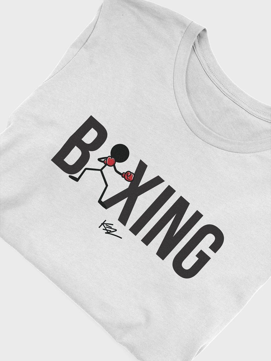 BOXING STICKMAN UNISEX TEE - ASH product image (4)