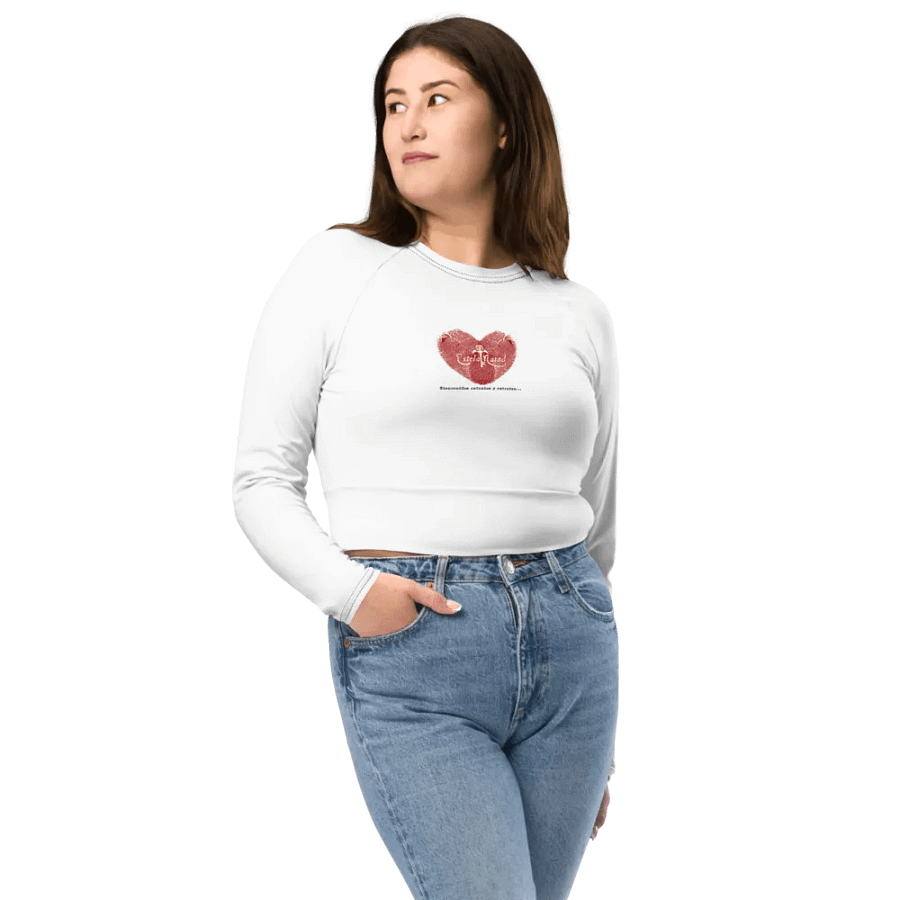 True Crime Love - Crop Top manga larga product image (5)