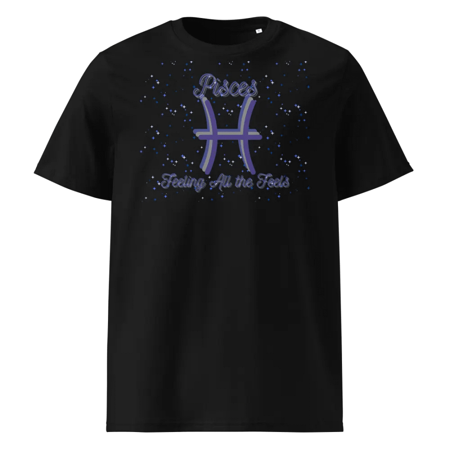 Pisces, Feeling All the Feels, Black Tee product image (1)