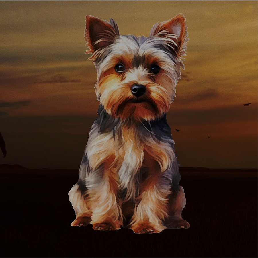 Yorkshire Terrier Overlay-24x24x300 product image (1)