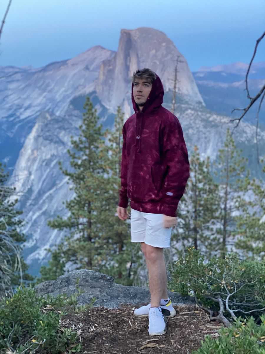 Exclusive Champion Tie Dye 'Nice.' Signature Hoodie (Red) product image (12)