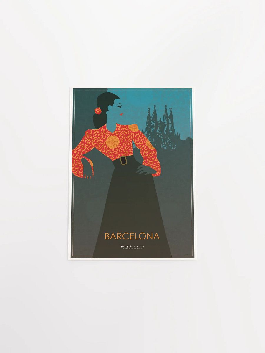 Vintage Barcelona Travel Poster product image (22)