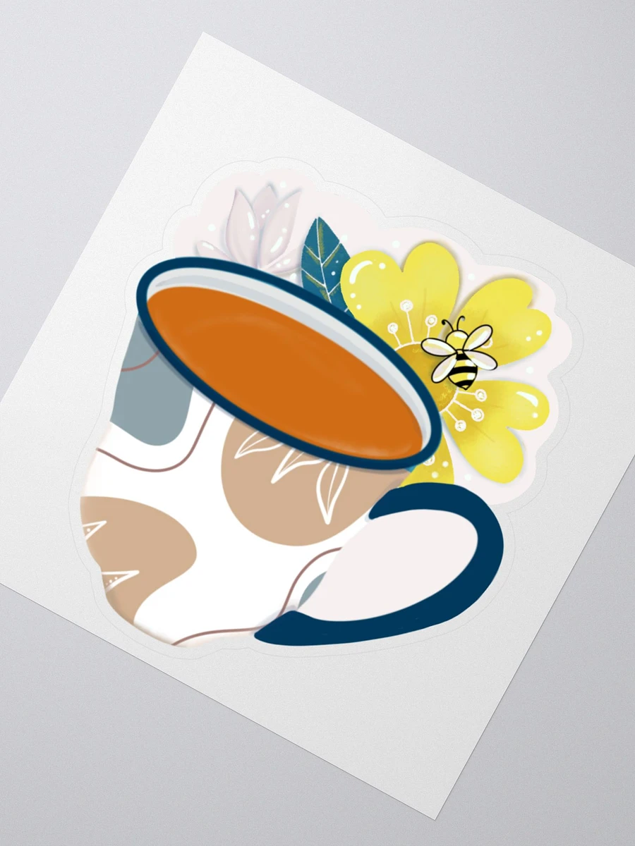 Sit and Sip Teacup Sticker product image (2)