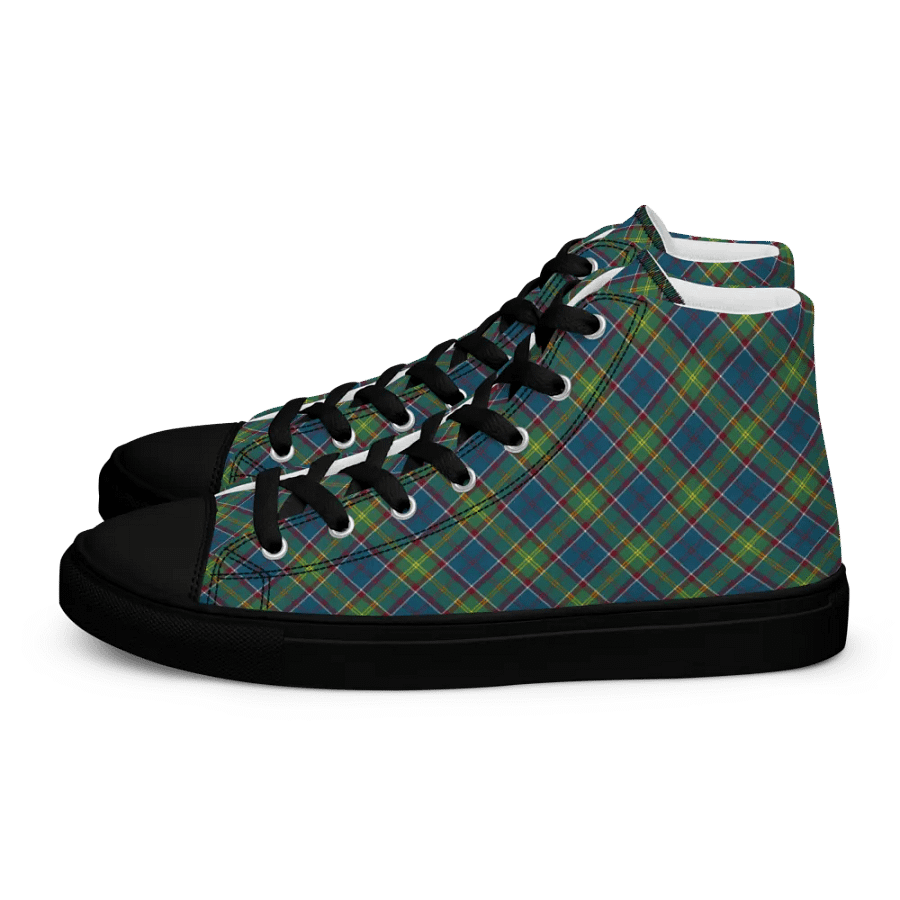 Ayrshire Tartan Men's High Top Shoes product image (4)