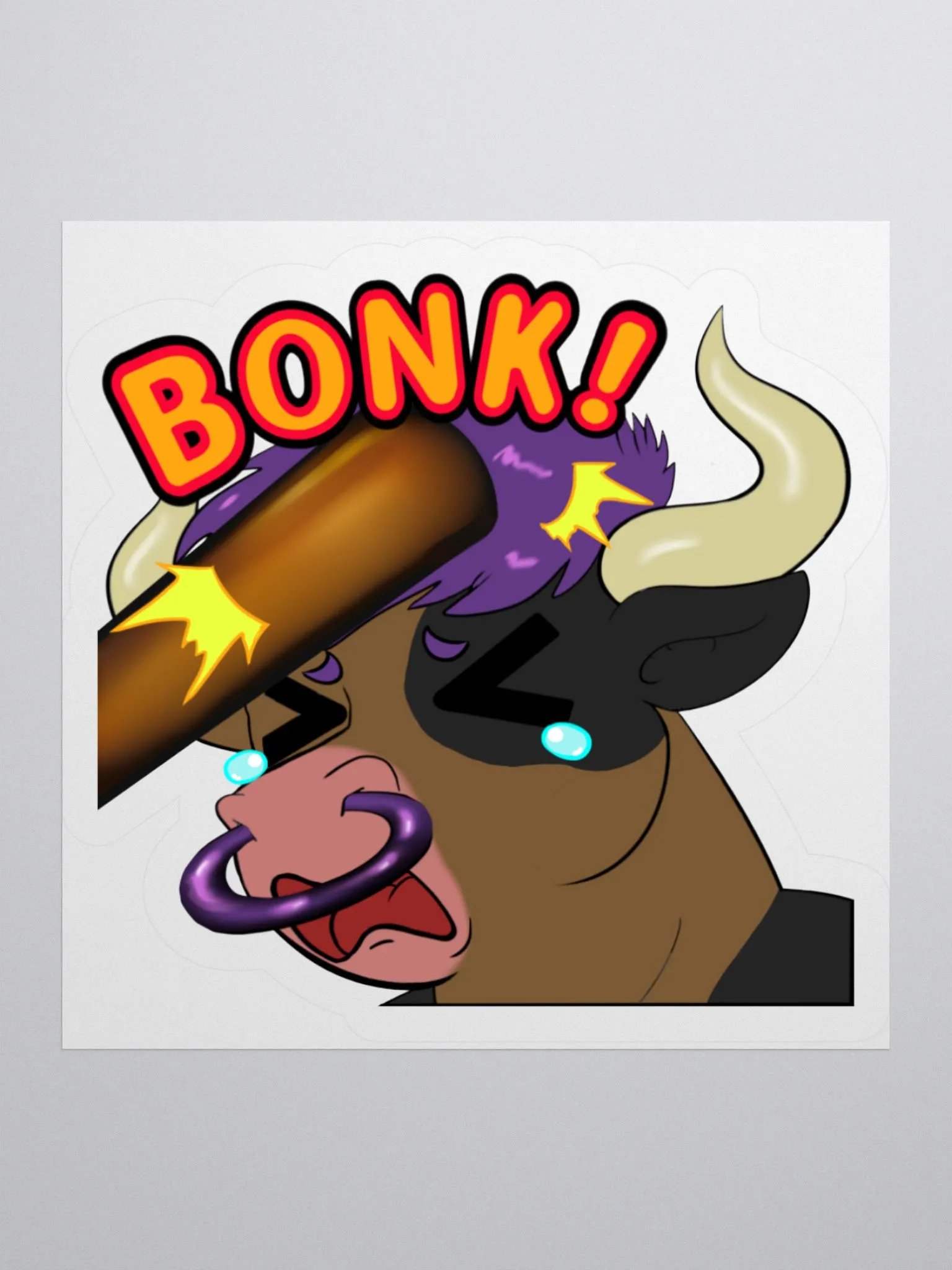 Yuuma Bonk Emote Sticker product image (1)