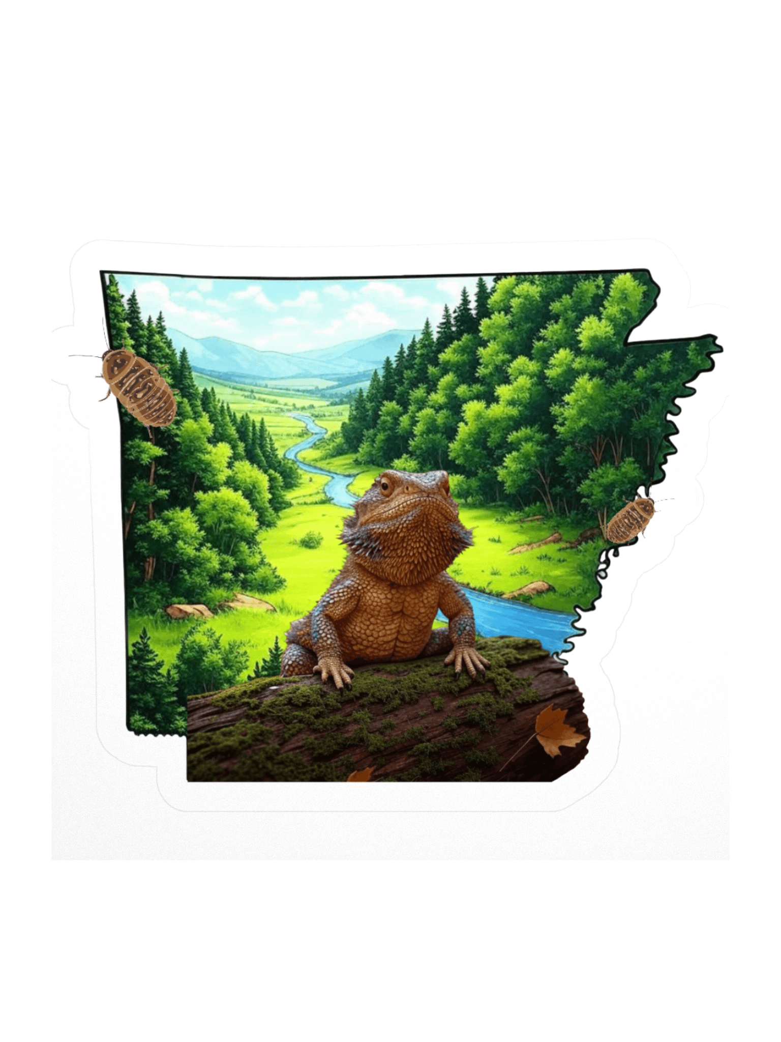 LUMP ON A LOG - STICKER product image (1)