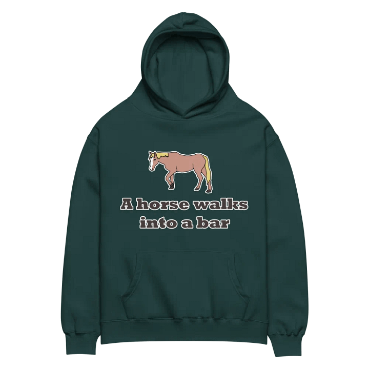 A Horse Is Slapped Onto A Hoodie product image (2)