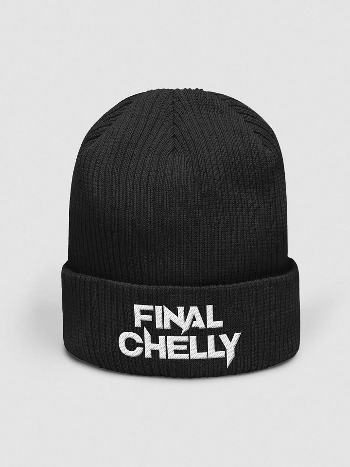 Final Chelly Logo Organic Ribbed Embroidered Beanie product image (1)