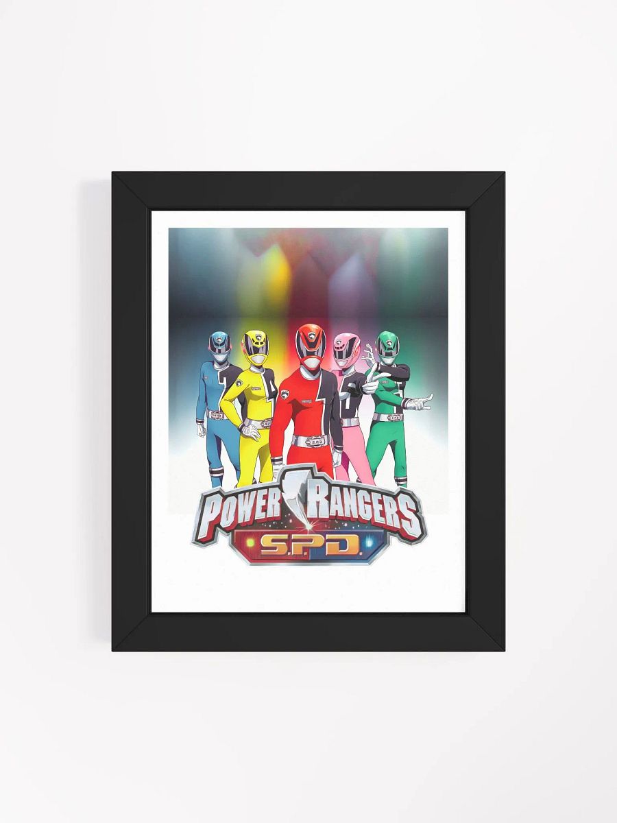 Colorful Power Rangers Lineup Matte Poster product image (31)