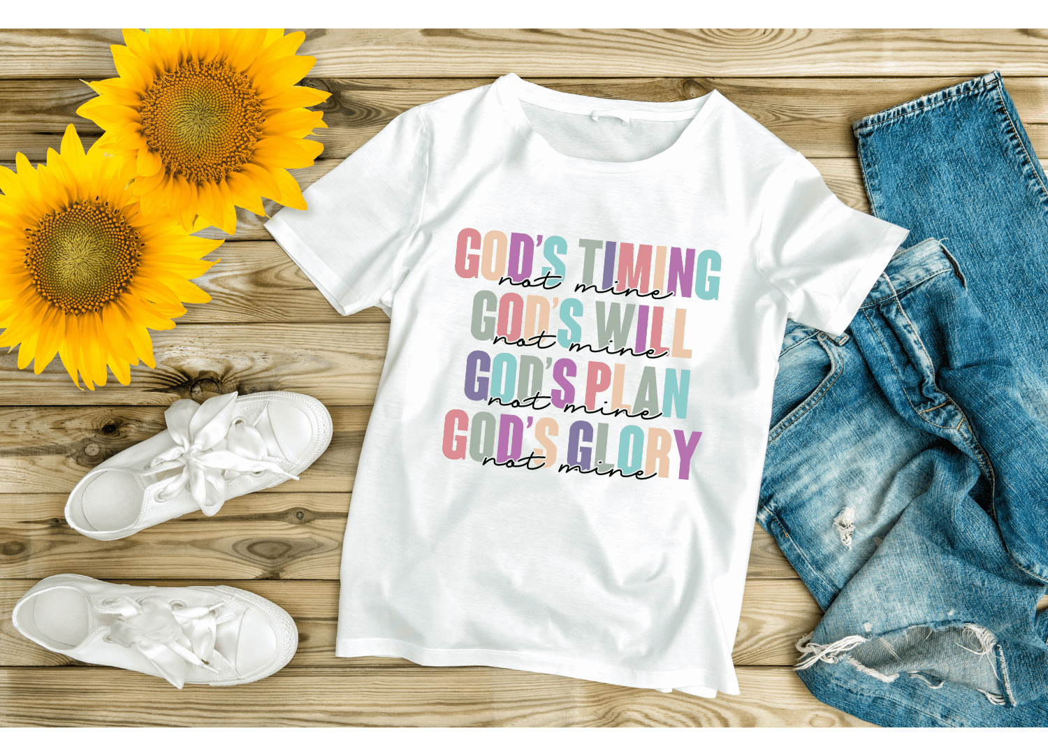 God's Timing Not Mine T-Shirt product image (1)