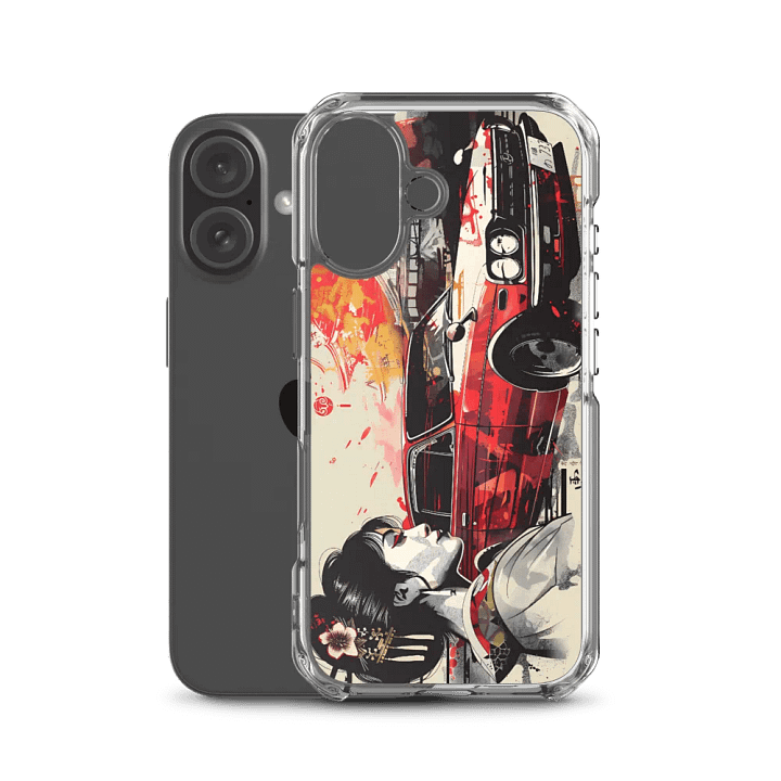 Rising Sun Red Car iPhone® Case product image (50)