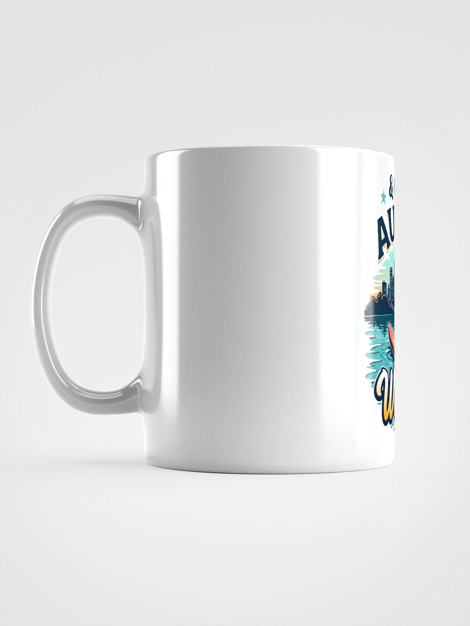 Keep Austin Weird Paddleboarding Dog Mug product image (17)