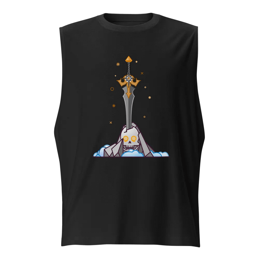Sword in the Skull - Argent Variation - Men's Style Muscle Tank product image (1)