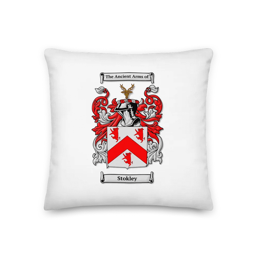 Stokley Family Crest - Pillow product image (1)