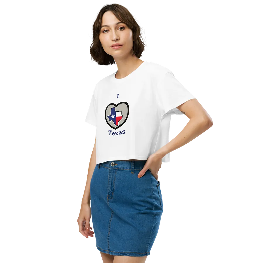 I Love Texas - Crop Top Relaxed Fit Women product image (3)