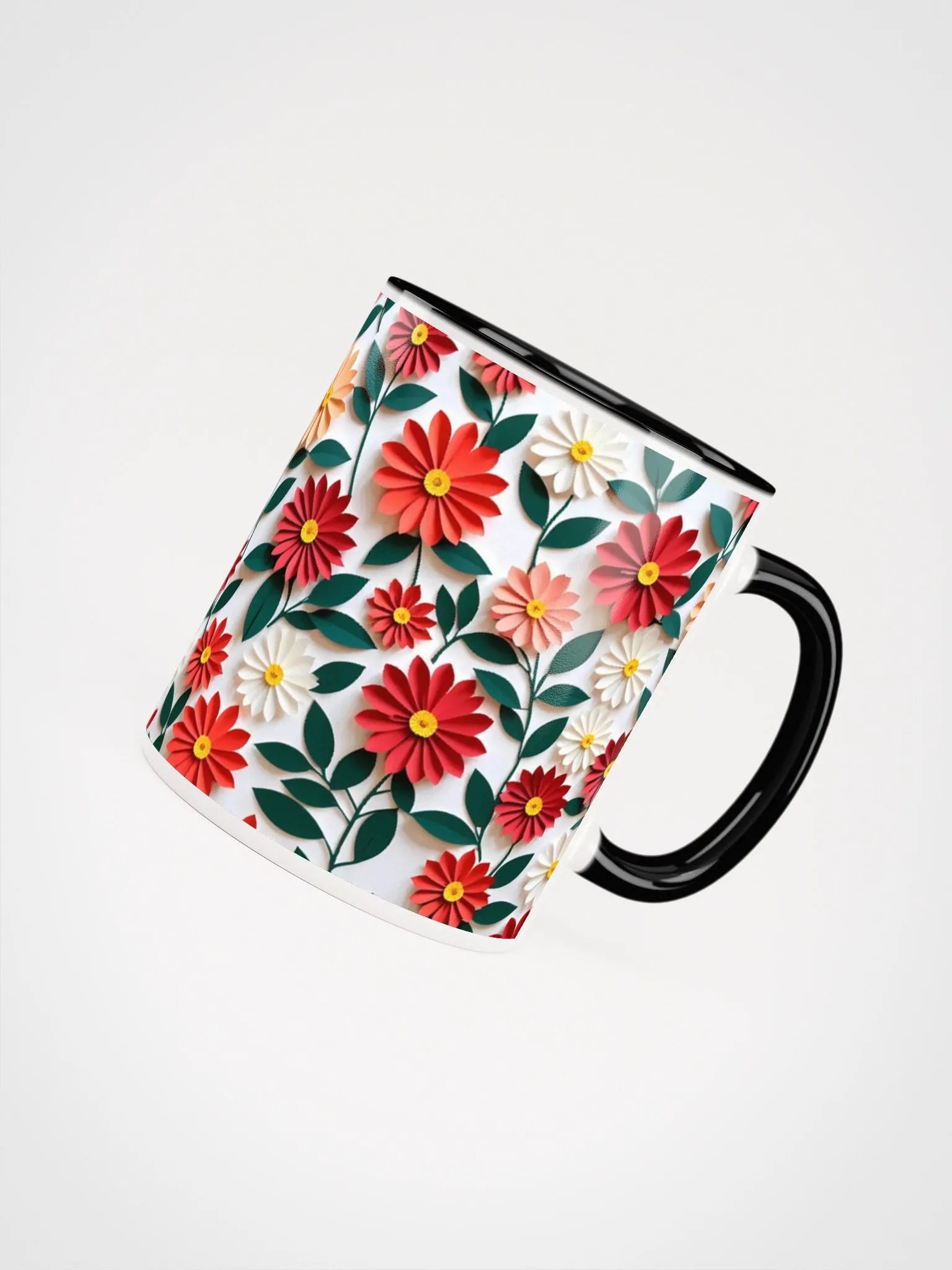Vibrant Floral Symphony Ceramic Mug product image (29)