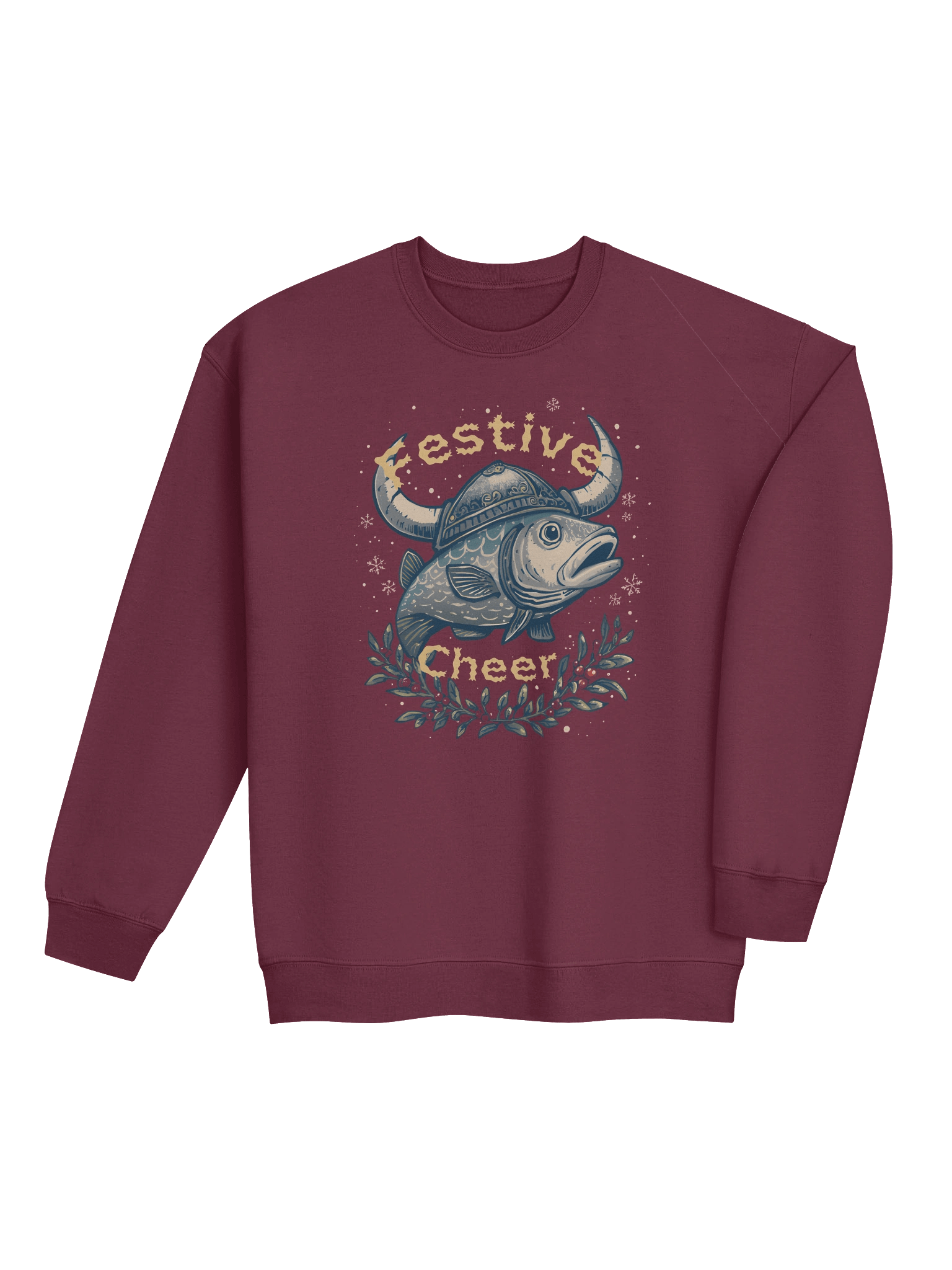 Viking Fish Festive Cheer Sweatshirt product image (4)