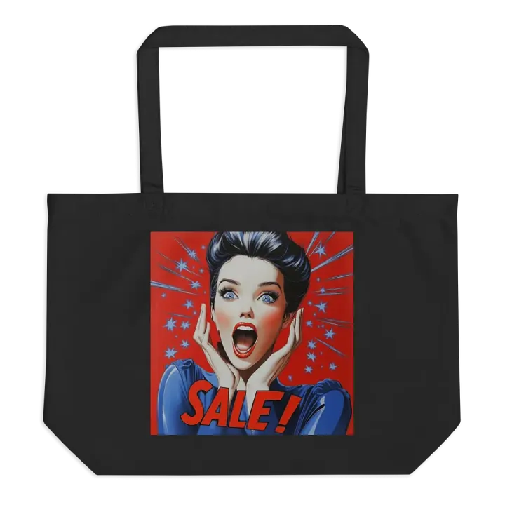 Pop Art 'SALE!' Shopper Tote Bag product image (1)