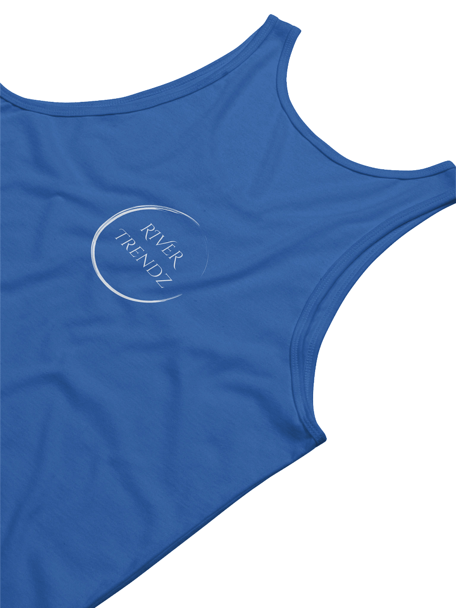 Men's White Faded Circle River Trendz Logo Tank product image (30)