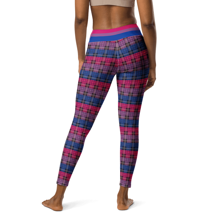 Bisexual Pride Plaid Leggings product image (2)