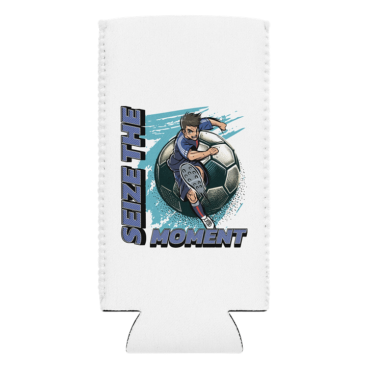 Seize The Moment Soccer Dynamic Can Cooler product image (1)